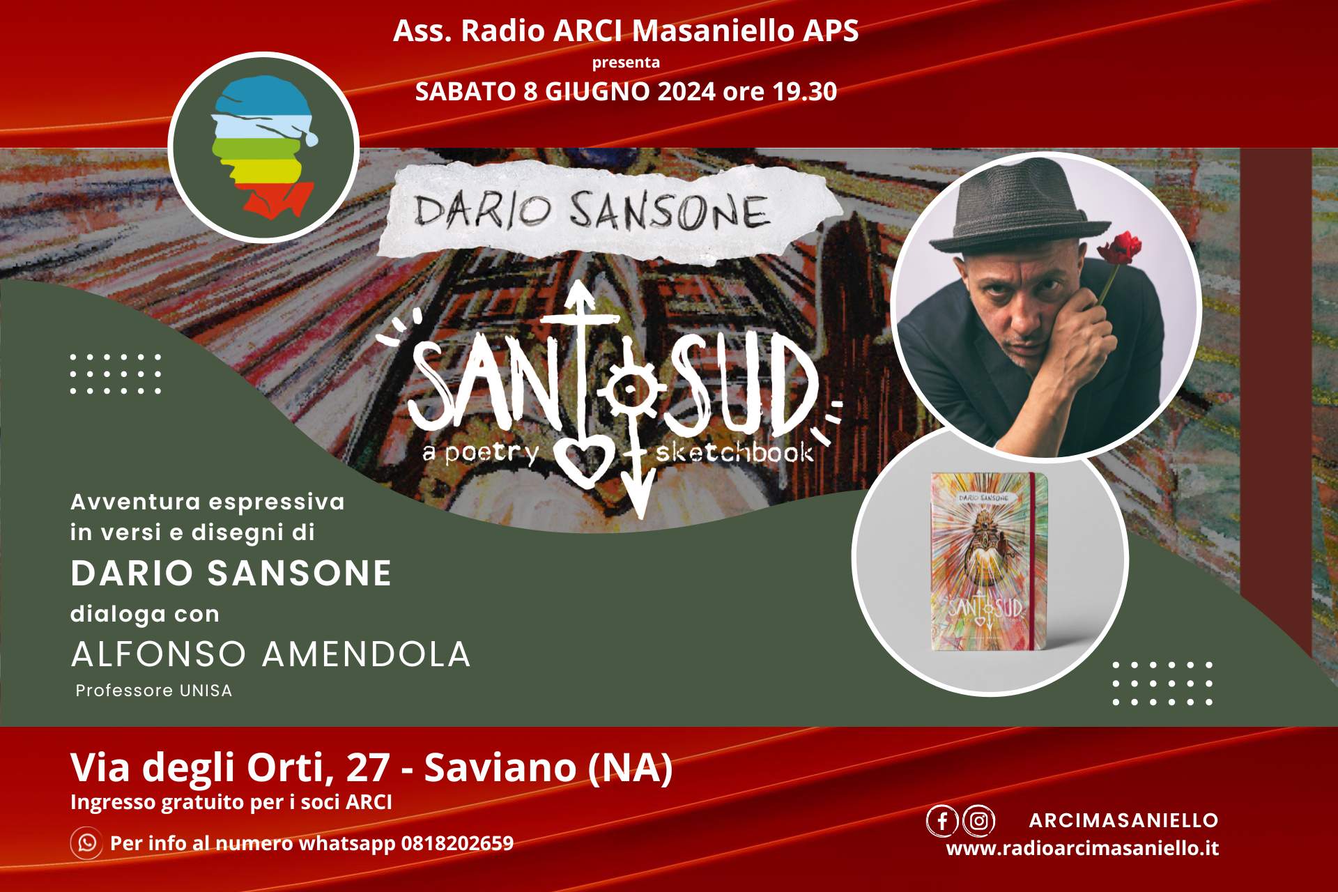 «Avventure Espressive» con Radio Arci Masaniello e Dario Sansone